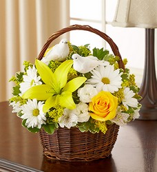 Peace, Prayers & Blessings<br>Yellow and White Davis Floral Clayton Indiana from Davis Floral